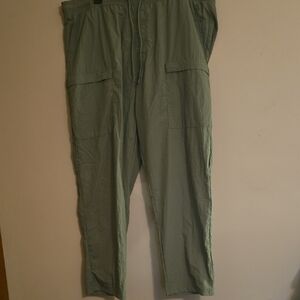 New Xersion Men's Size XXL Lifestyle Woven Green Utility‎ Pant Drawstring